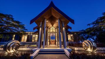 Front of property - evening/night