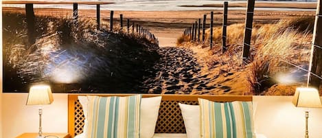 2 chambres, fer et planche Ă repasser, Wi-Fi, draps fournis