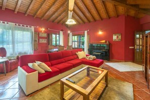 Fireplace, stereo - Villa Las Ardillas con Piscina (Cardoso (Llanes))