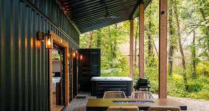 The Juice Box | Hocking Hills, Container Cabin