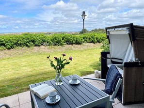 Outdoor dining - Suite 2-meer-blick - Haus Kampbarg (Kampen (Sylt))