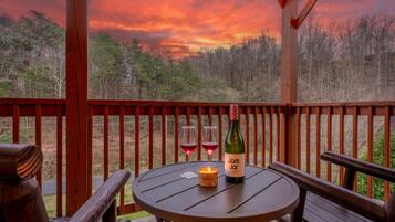 Family Cabin | Balcony view