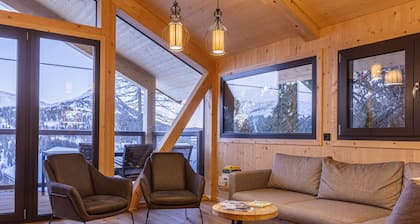 Chalet supérieur n° 2 avec sauna et jacuzzi