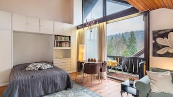 1 chambre, fer et planche Ă repasser, Wi-Fi gratuit, draps fournis