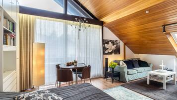 1 soverom, strykejern/-brett, wi-fi (inkludert) og sengetøy