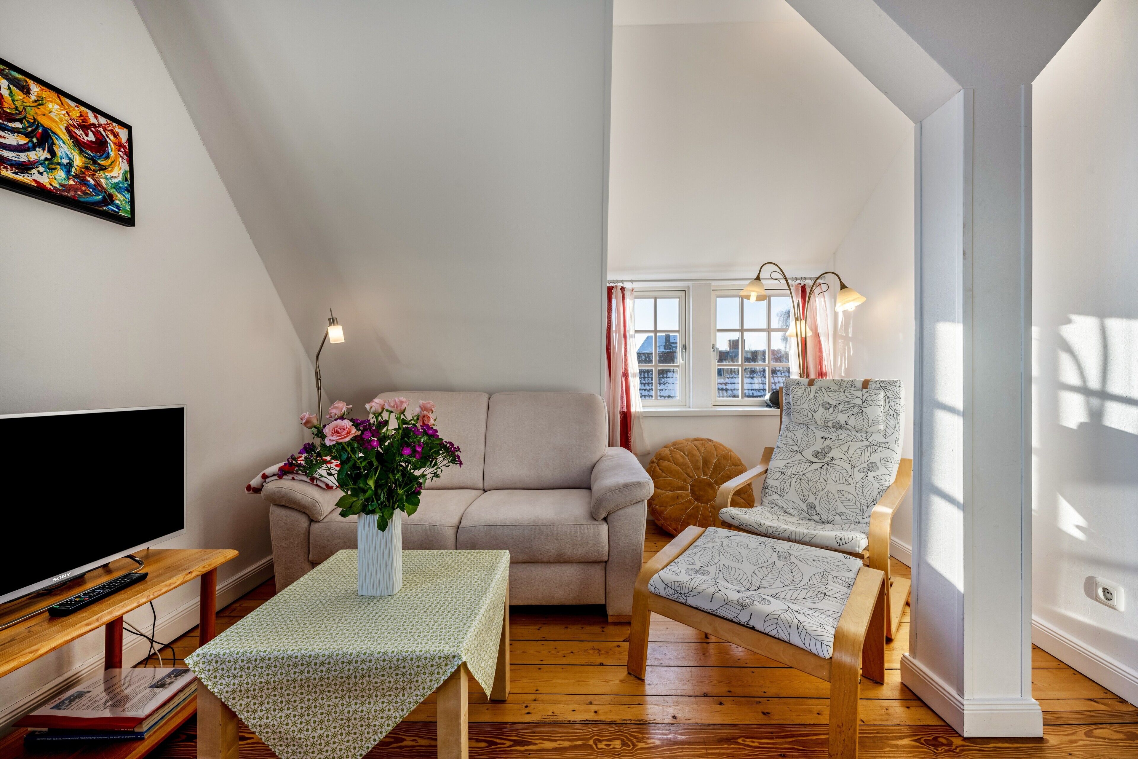 Fernseher, DVD-Player, Stereoanlage