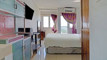 Kamar Double Deluks | Wi-Fi gratis dan seprai linen