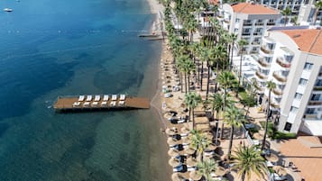 Private beach