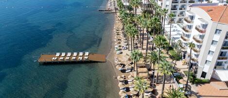 Private beach