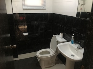 Soap, toilet paper