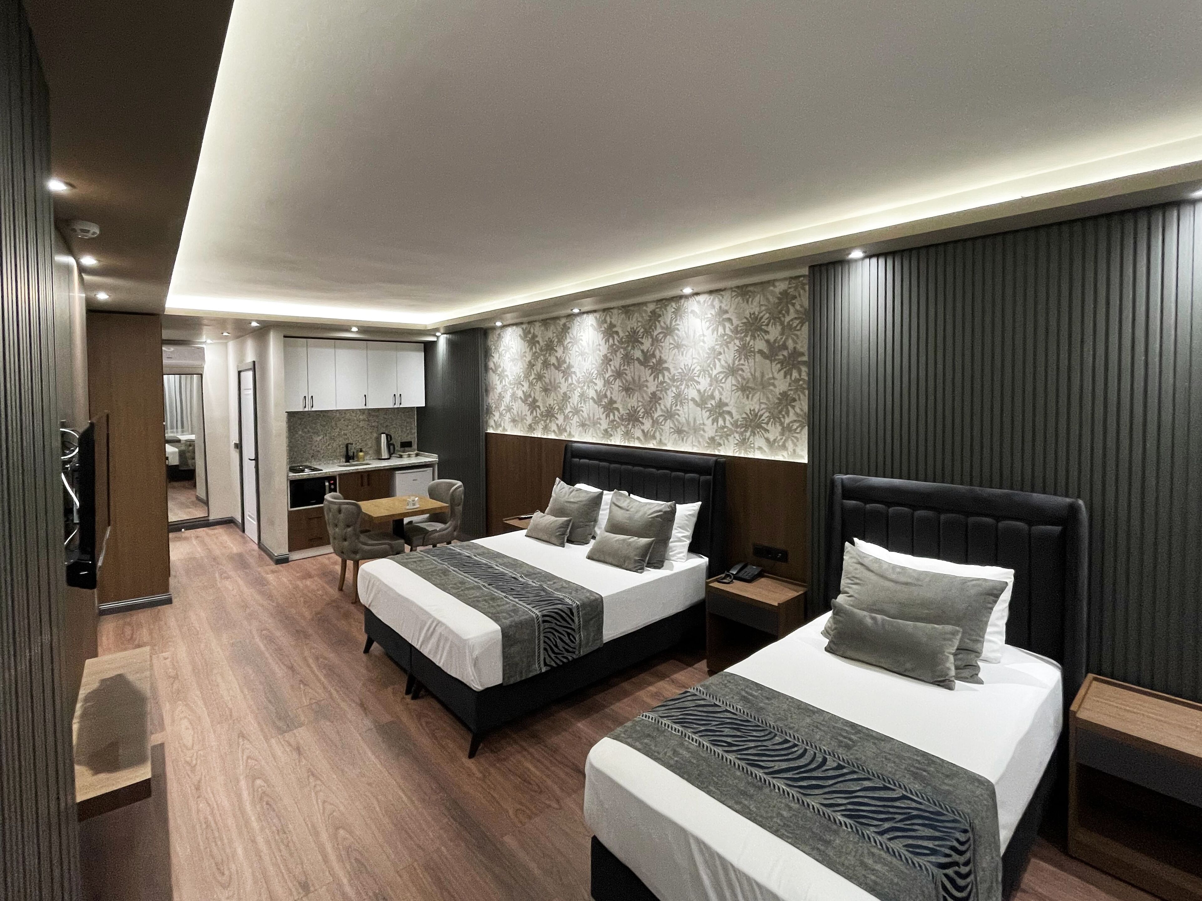 Suite Studio Majestueuse | Minibar, bureau, espace de travail pour ordinateur portable