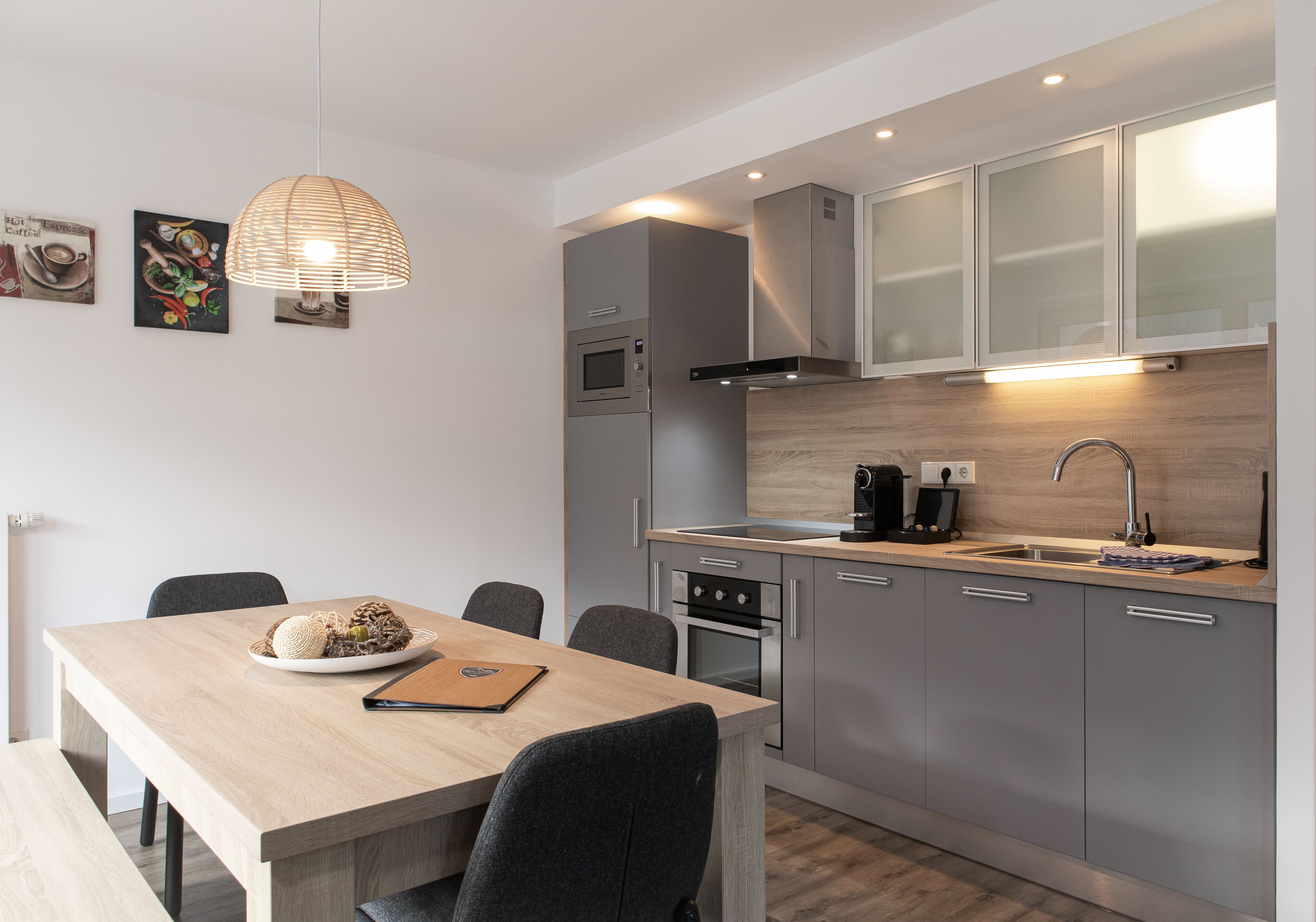 Apartamento, 2 quartos (Excl. 163 EUR cleaning fee) | Cozinha privada | Geladeira, fogão, cooktop, lava-louças