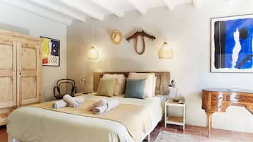 2 chambres, couette en duvet d'oie, matelas Select Comfort