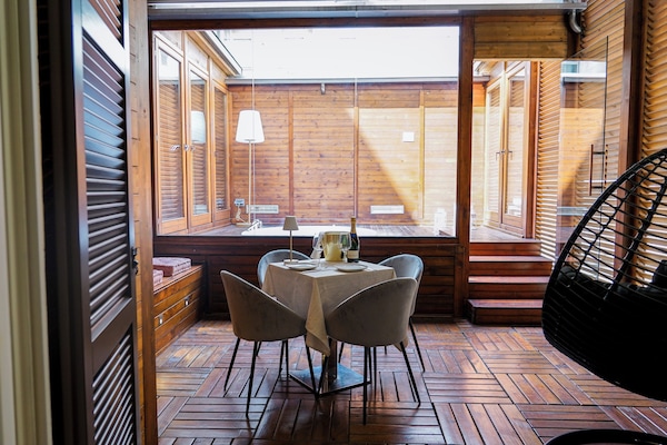 Luxury-Doppelzimmer | Terrasse/Patio