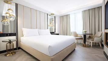 Suite de luxe | Roba de llit d'alta qualitat, cobrellits i minibar