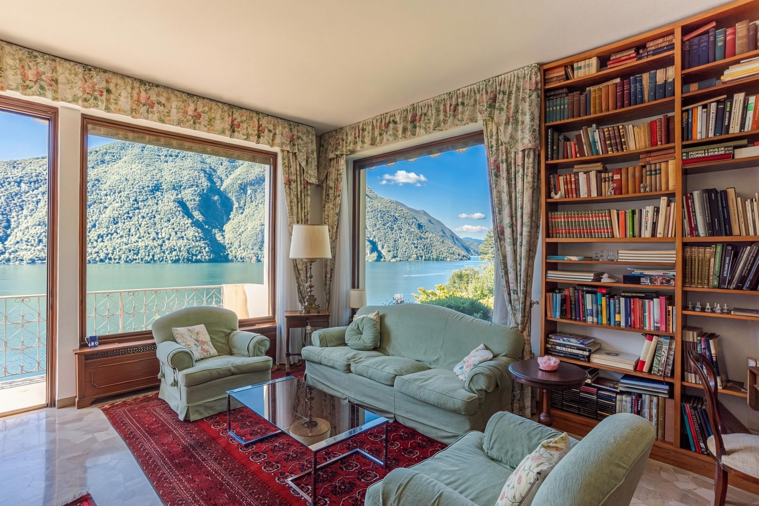 Maison mitoyenne Familiale, plusieurs chambres, 2 salles de bains, côté montagne (Il Tentione) | Salle de séjour