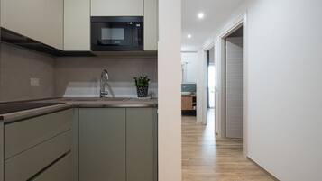 KĂŒhlschrank, Mikrowelle, Herdplatte, GeschirrspĂŒler