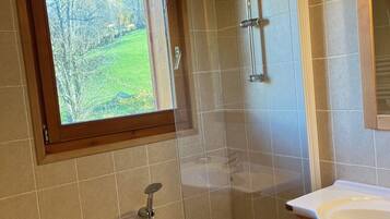 Shower, toilet paper