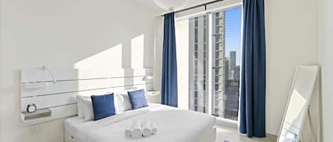 2 bedrooms, in-room safe, iron/ironing board, free WiFi