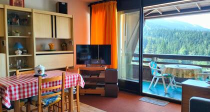 Studio confortable aux Glovettes, au pied des pistes