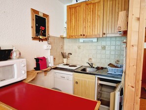 Fridge, microwave, dishwasher, electric kettle