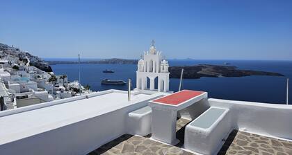 Cactus cave house on the caldera