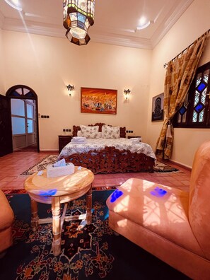 Comfort Suite | Desk, soundproofing, free WiFi - Riad le Petit Jardin  (Zagora)