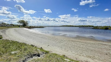Vlak bij het strand