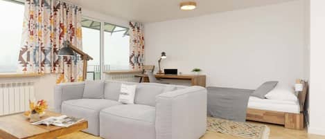 Desk, iron/ironing board, WiFi, bed sheets