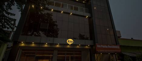 Majoituspaikan julkisivu