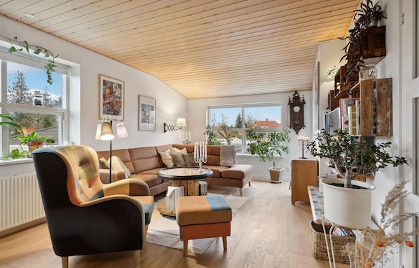 Smart TV y chimenea 