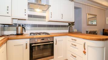 Fridge, dishwasher, electric kettle, toaster