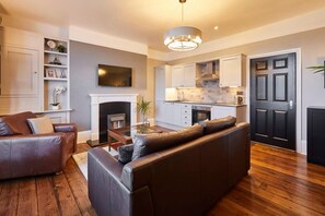 TV, fireplace, offices - Host & Stay | Endeavour Sails (Whitby)