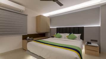 Caja de seguridad en la habitación y escritorio