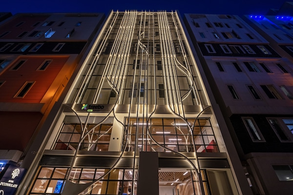 Front of property - evening/night