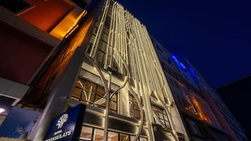 Front of property – evening/night