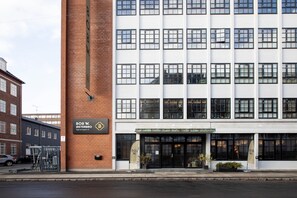 Overnatningsstedets facade