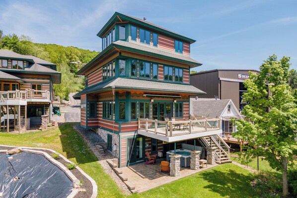 Exterior - Scenic Lake Escape w/ Games, Hot Tub & Dock Slip (McHenry)