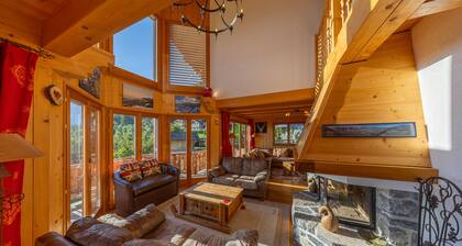 Chalet Vansamis, views & sauna