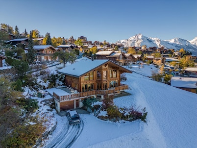 Chalet Vansamis, views & sauna