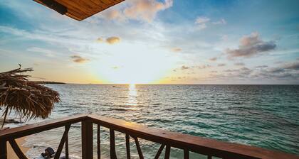 Habitación en Cabaña con Vista al mar Caribe! - Playa Blanca, Isla Barú