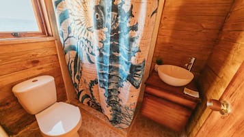 Dusche, Handtücher, Seife, Toilettenpapier