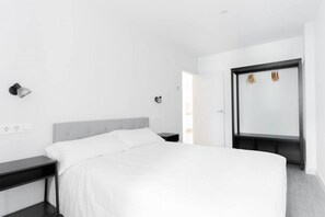 2 makuuhuonetta, vuodevaatteet