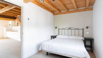 2 makuuhuonetta, vuodevaatteet