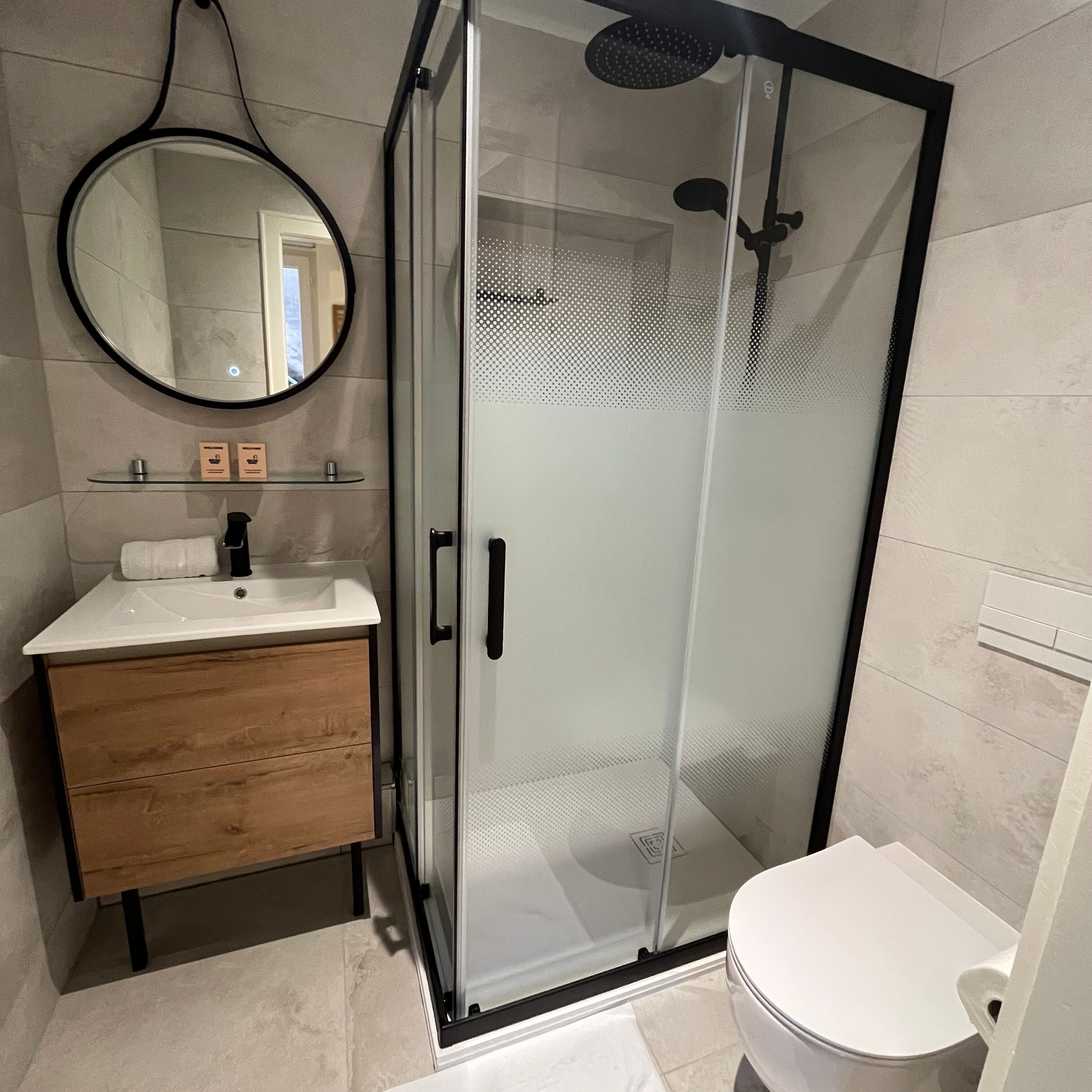 Haartrockner, Handtücher