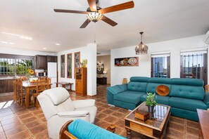 TV, fireplace, DVD player