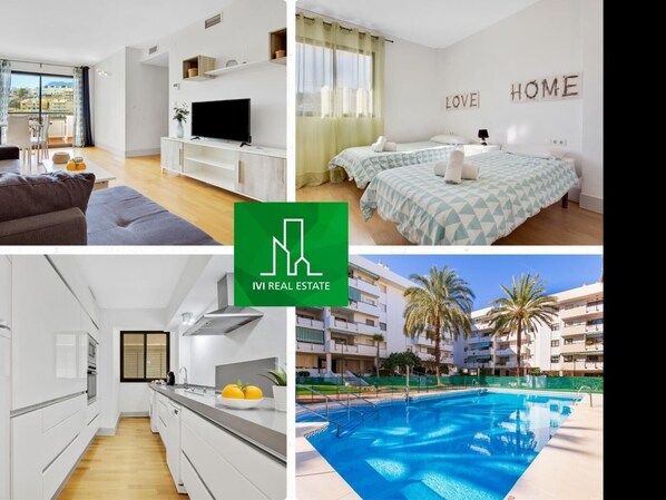 Pool - Carihuela Playa - Terrace, Swimming Pool, Garage, 3 bedrooms (Torremolinos)