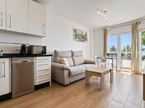 Living area - Vistamarina 401A - Terrace, Pool, Garage, Sea Views (Torremolinos)