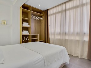 1 室のベッドルーム、アイロン / アイロン台、WiFi、ベッドシーツ