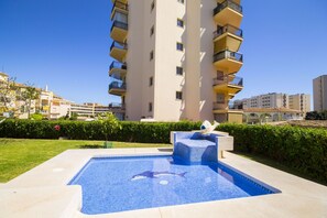 Pool - Santa Amalia 43 - Terrace, Swimming Pool, Parking, Sea Views (Torremolinos)